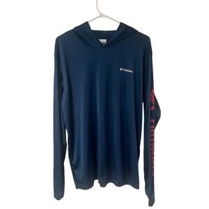 Columbia Athletic Men's Long Sleeve Hooded Shirt